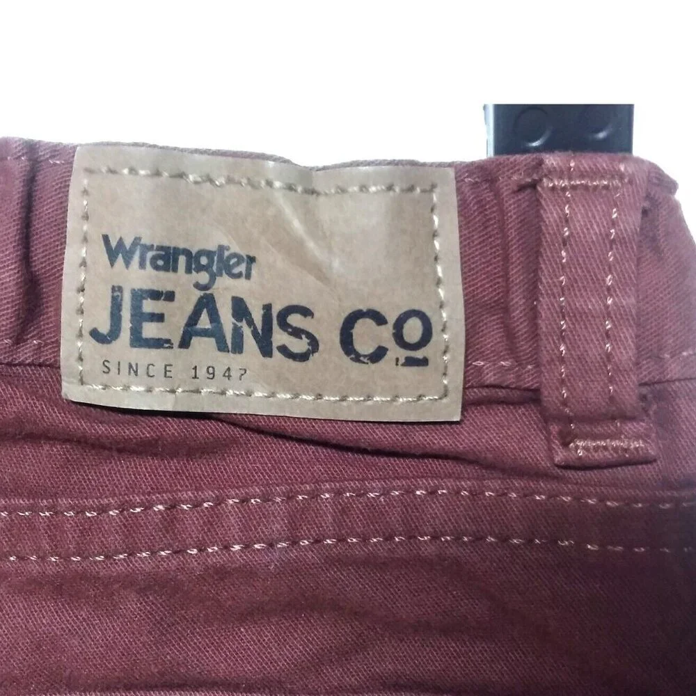 NWT Wrangler Jeans boys 2T Slim straight BROWN Adjustable waist flex fabric NEW
